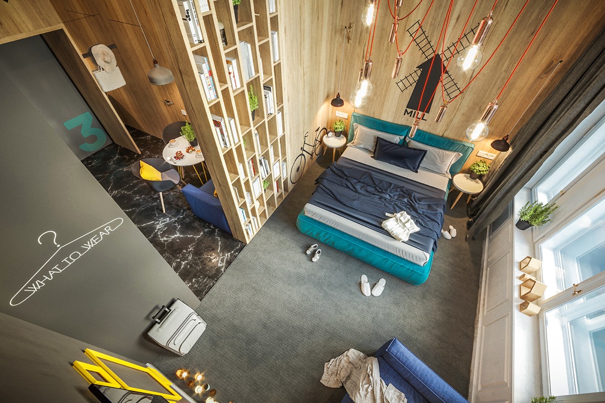 3个城市主题卧室：酒店式套房设计