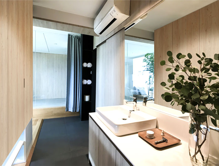 新加坡开放式布局的现代公寓设计