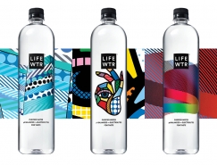 每瓶水都是一件藝術品：LIFEWTR純淨水包裝設計