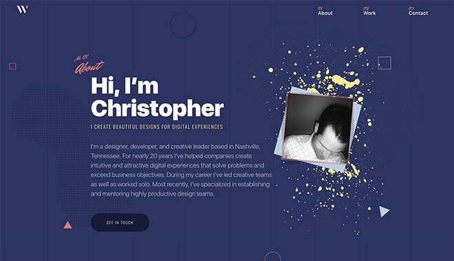 40个漂亮的单页网站设计