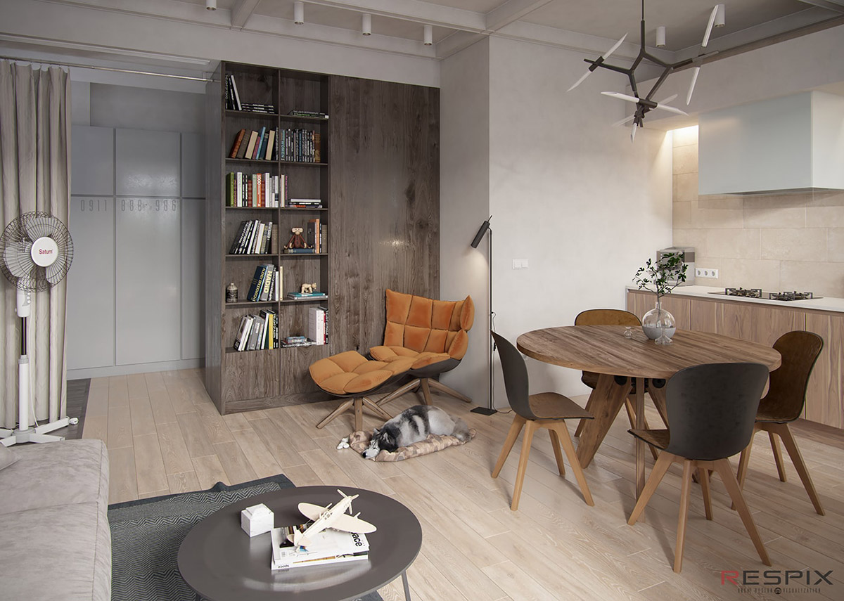 4个现代富有活力的小公寓设计