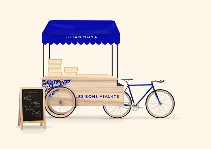 Les Bons Vivants移动奶酪店品牌形象设计
