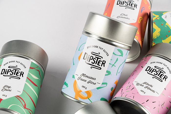 Dipster调味料包装设计