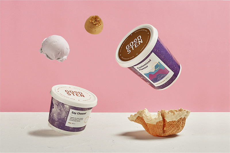 冰淇淋品牌Goodstn视觉形象设计