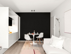 一居室白色小公寓裝修設計