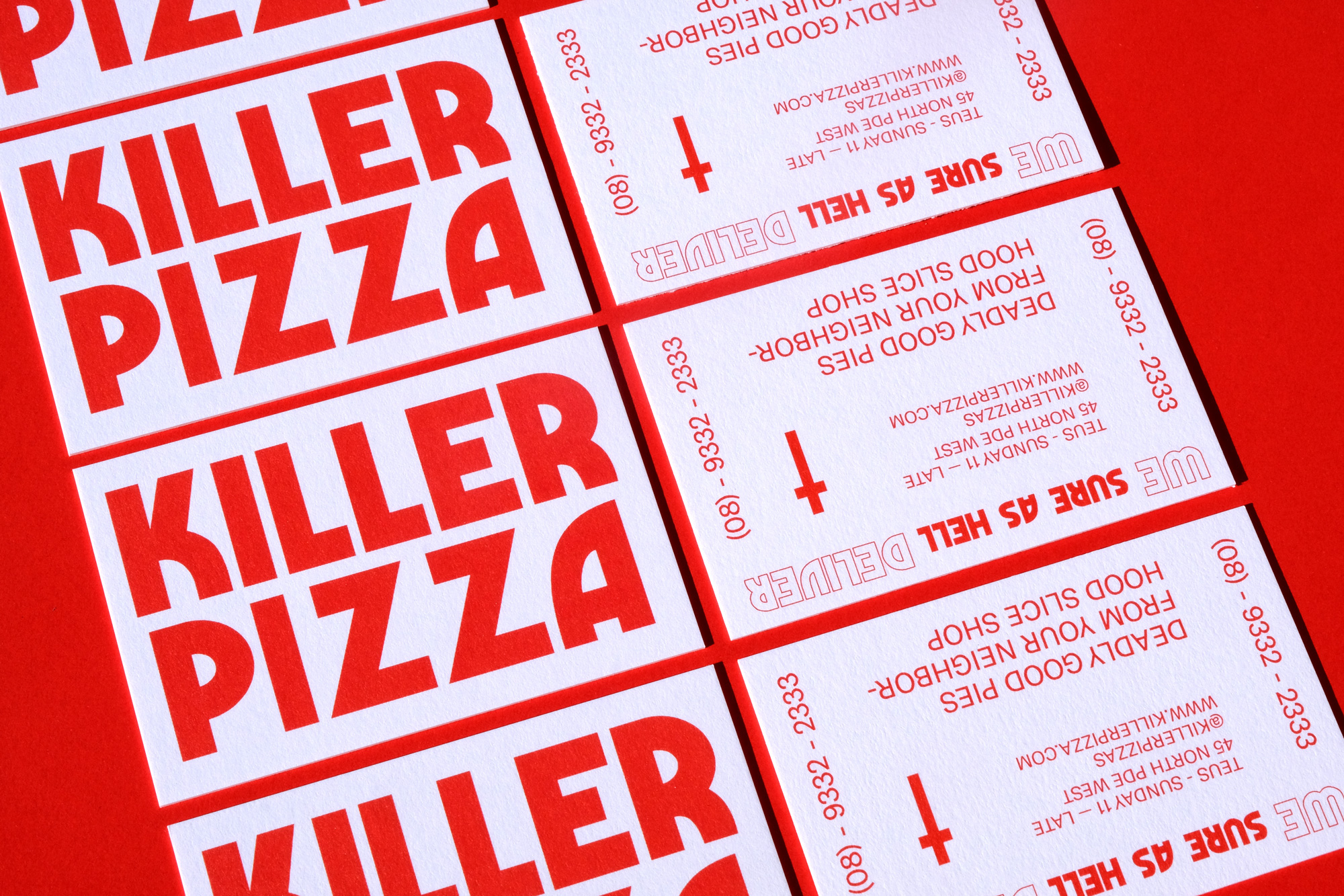 Killer Pizza比萨品牌和包装设计