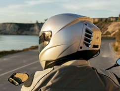 自帶空調的摩托頭盔設計