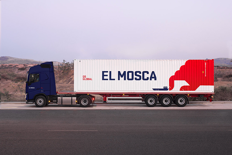 用一根手指移动世界:西班牙物流巨头El Mosca品牌新形象