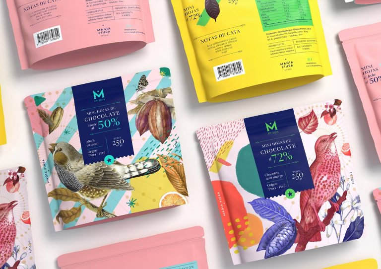 Magia Piura巧克力品牌和包装设计