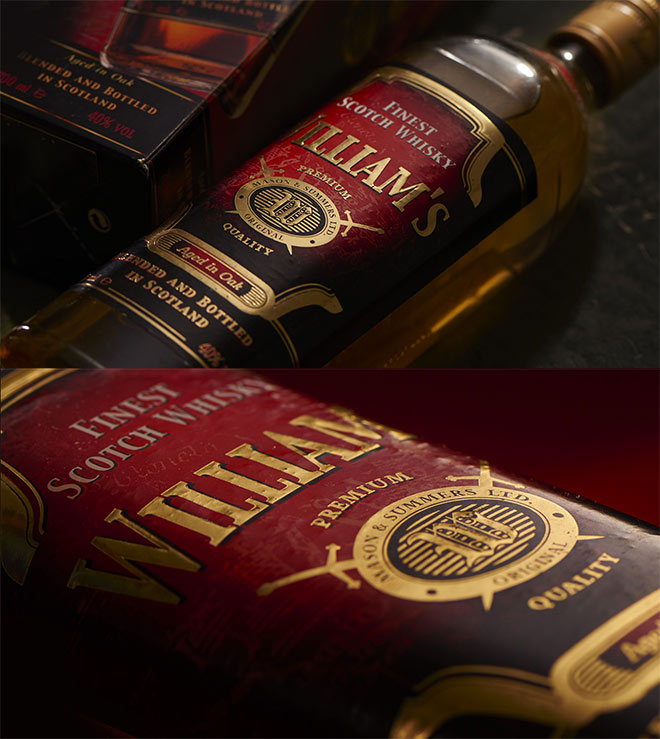 30款威士忌酒瓶包装和标签设计