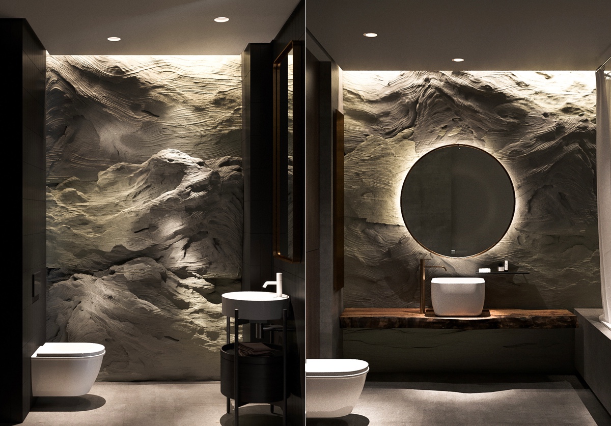 51款现代卫生间浴室设计欣赏