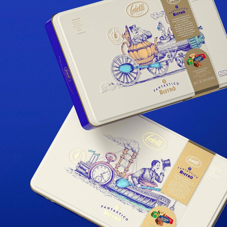 Il Fantastico Bistrò盒装巧克力包装设计