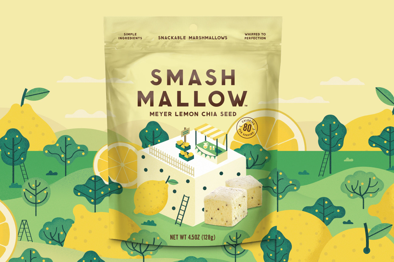 SmashMallow棉花糖包裝設計