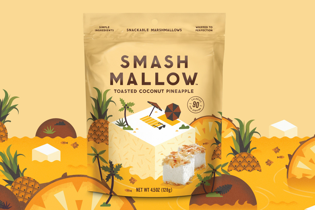 SmashMallow棉花糖包裝設計