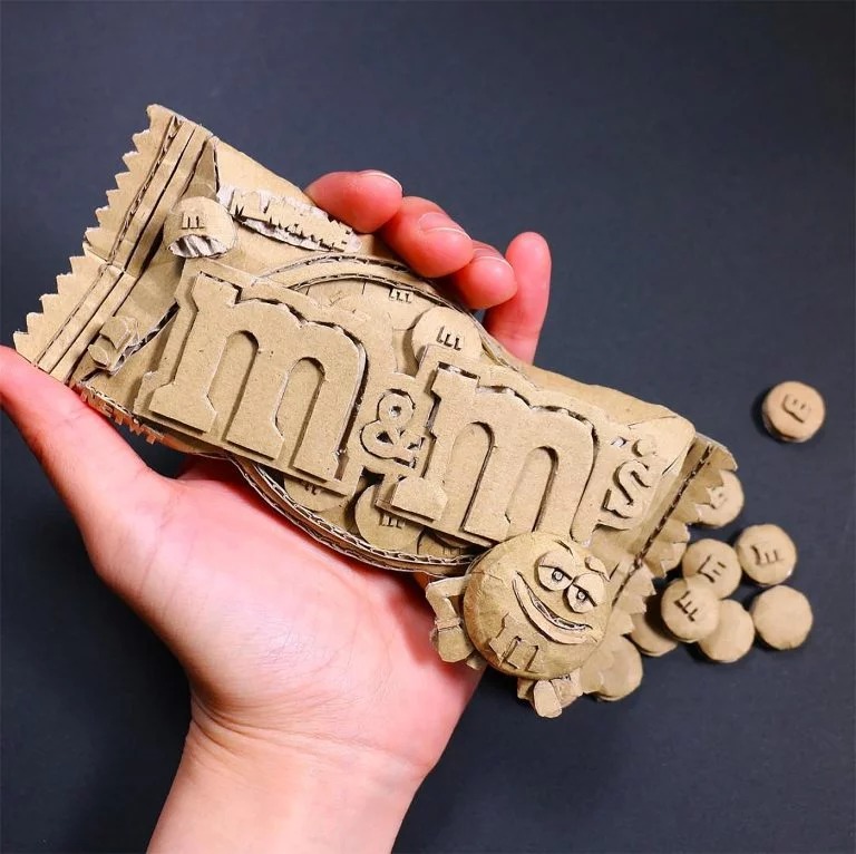 日本艺术家Monami Ohno硬纸板玩出新境界