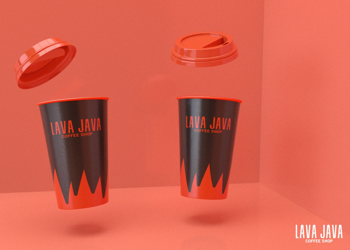 LAVA JAVA咖啡馆品牌设计
