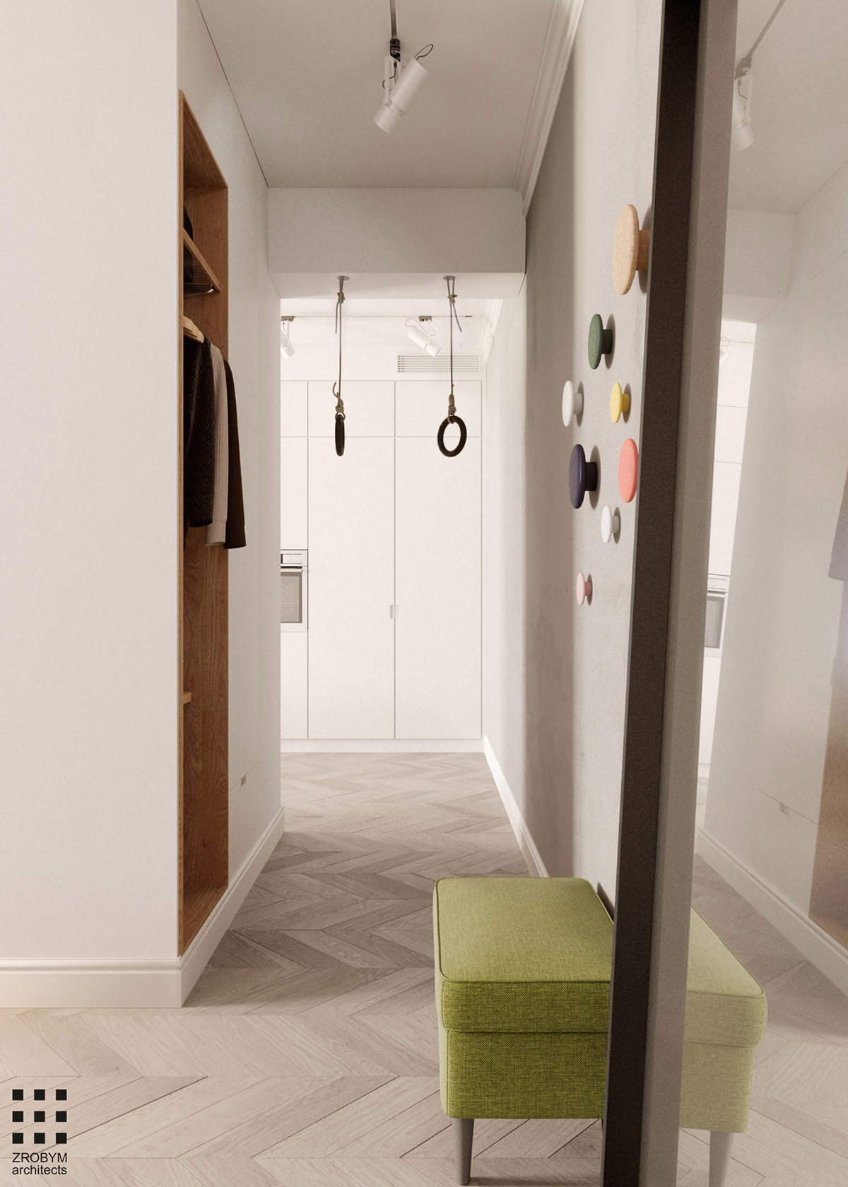 极简风格的高级灰：65平开放式设计的小公寓