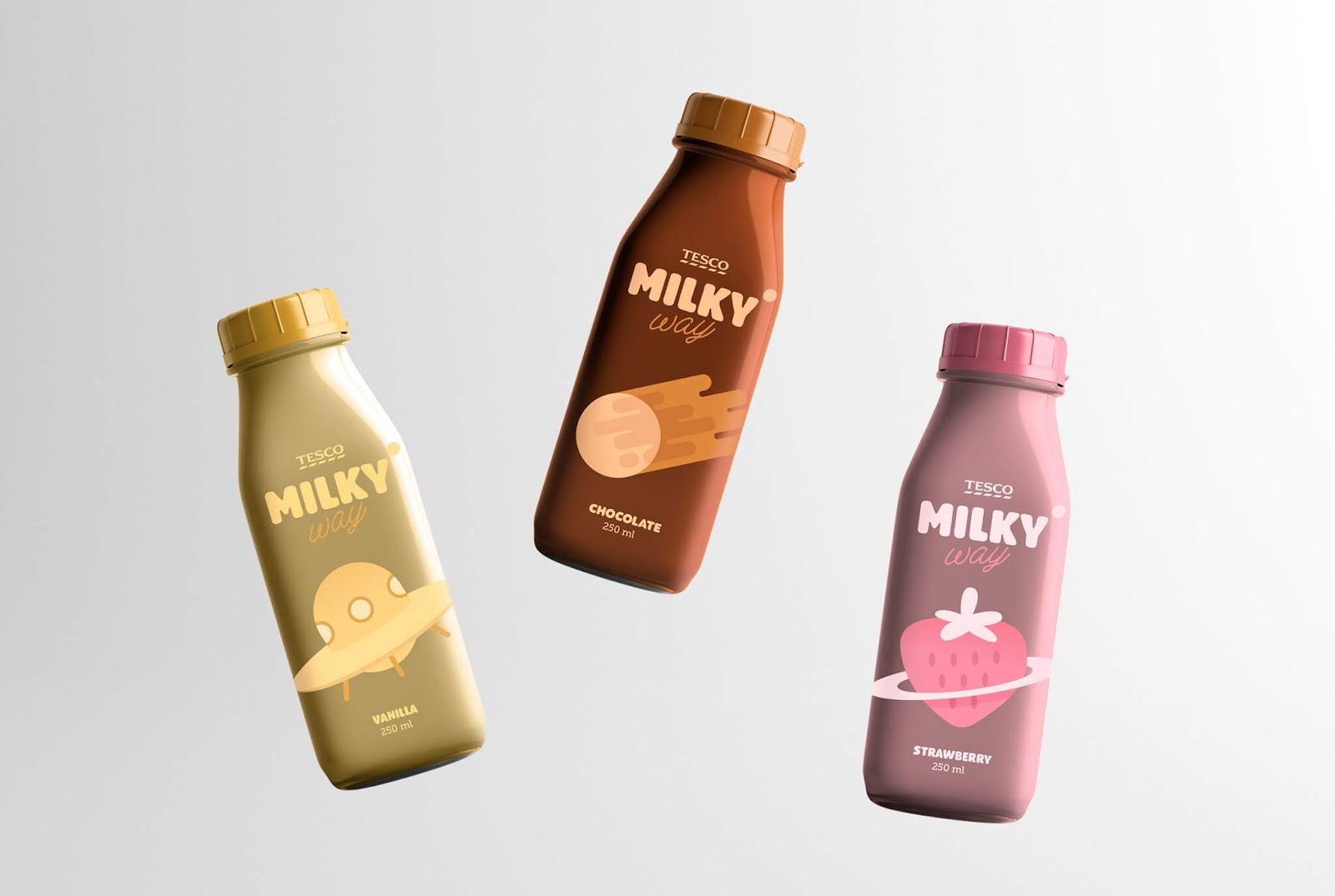 Milkyway奶昔品牌包装设计