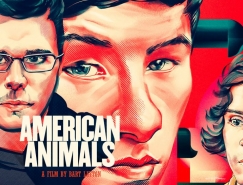American Animals電影海報插畫設計