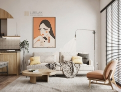 清新自然的淺色木質色調：4個極簡風公寓裝修