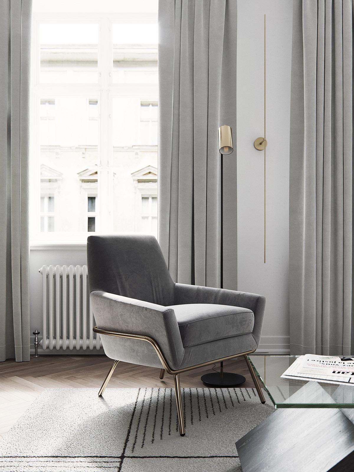 grey-and-brass-lounge-chair-with-floor-r