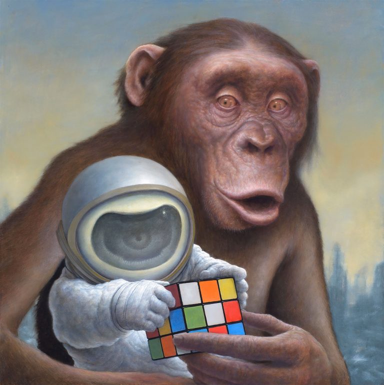 黑猩猩和宇航员:Chris Leib插画作品欣赏
