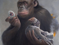 黑猩猩和宇航員:Chris Leib插畫作品欣賞