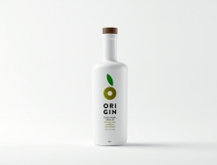純白極簡的希臘Origin橄欖油包裝