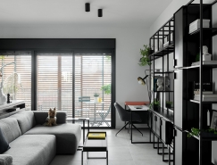 以色列時尚黑白公寓設計
