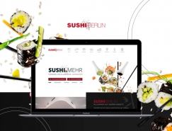 國外極簡風格的美食餐廳網頁設計