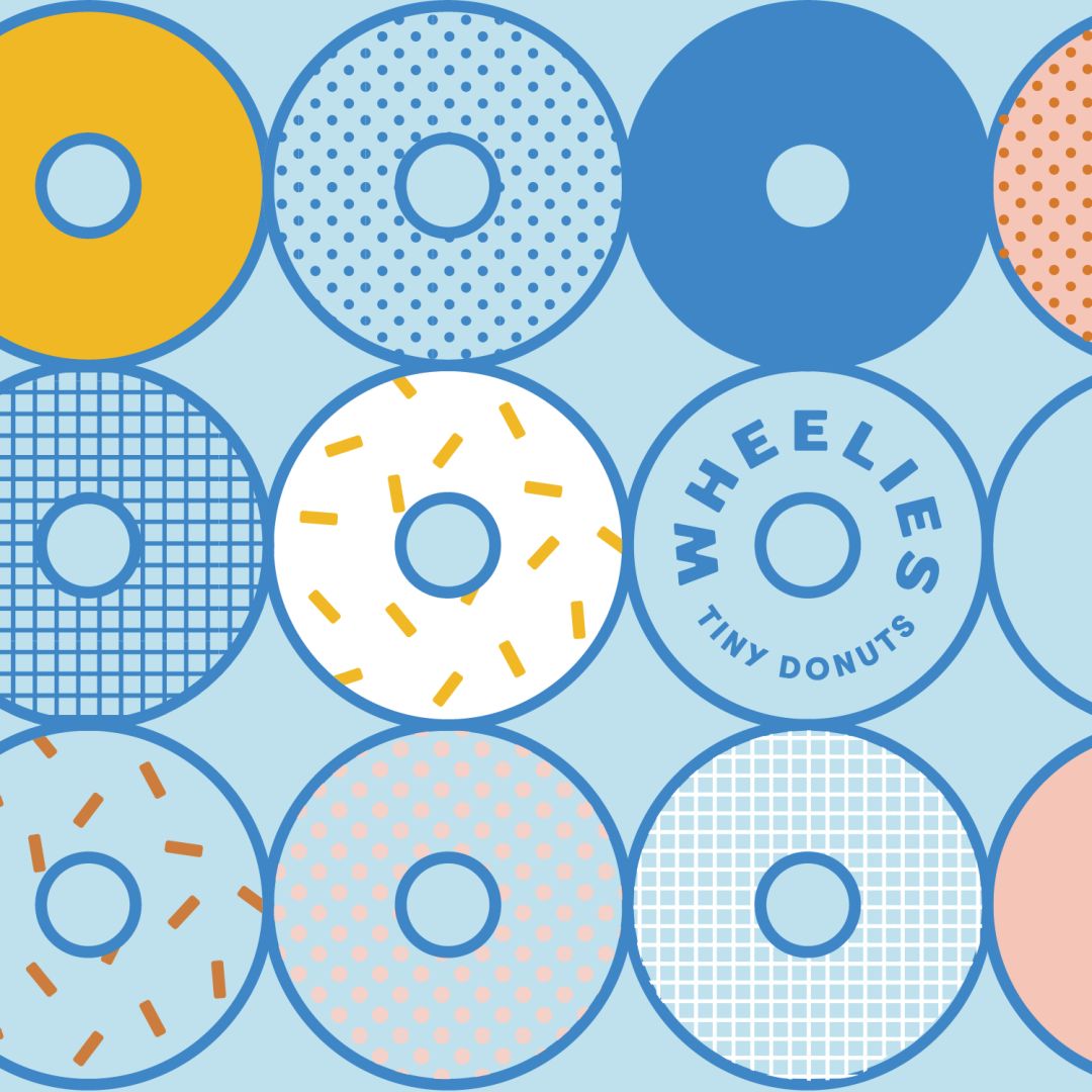 迷你甜甜圈品牌Wheelies视觉形象设计