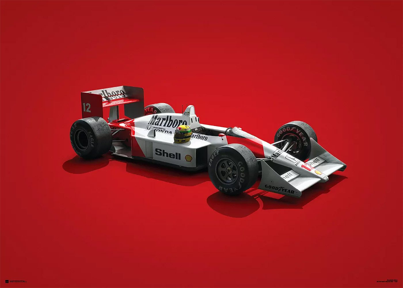 惊人的细节：Automobilist F1赛车艺术插画和海报设计