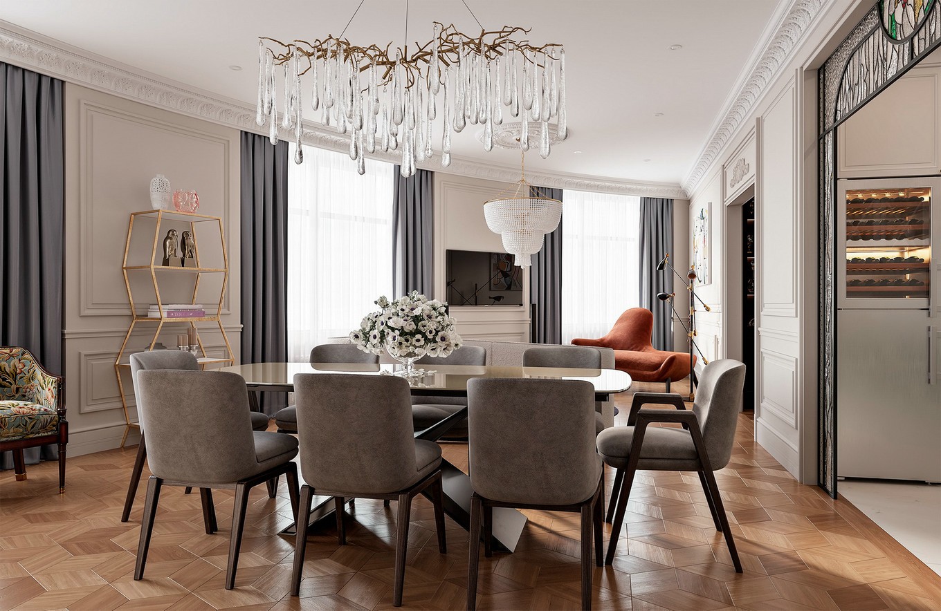 典雅的欧式风格  舒适奢华的现代家居设计