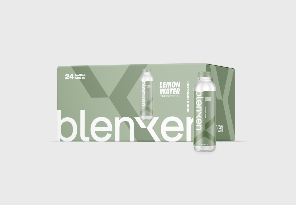 Blenxen柠檬水饮料包装设计