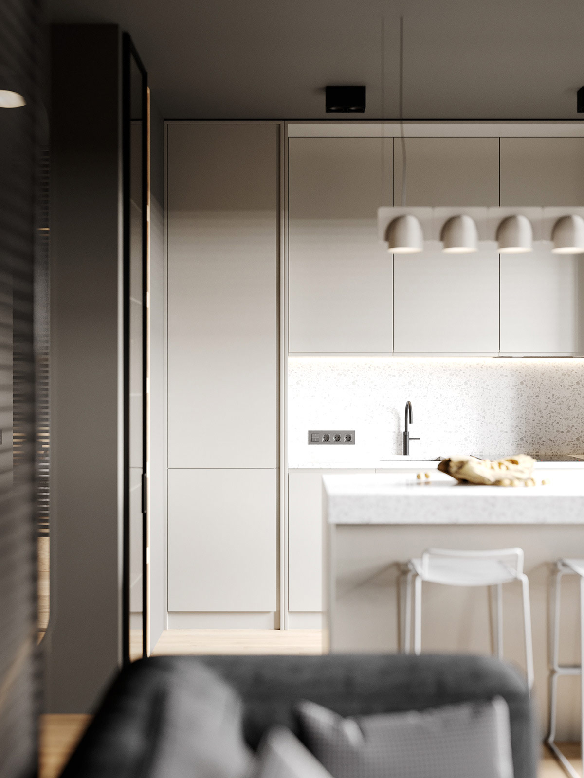 white-apartment-kitchen-with-tall-cabine