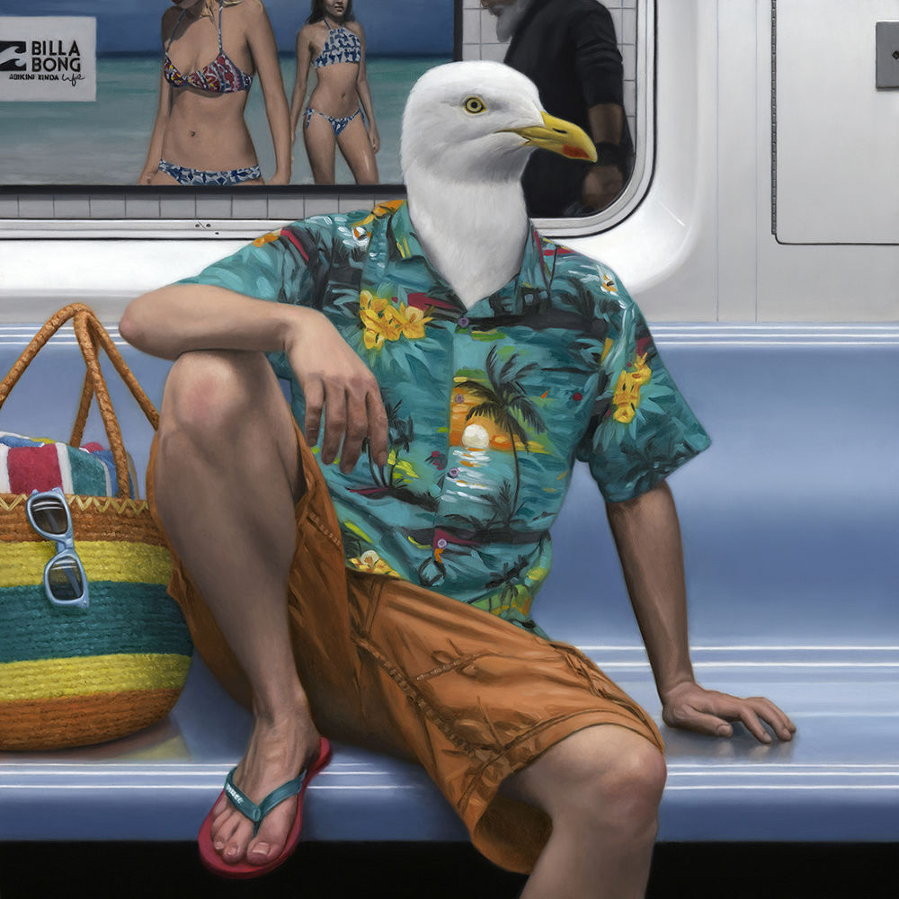 这不是照片：与众不同的地铁“乘客”
