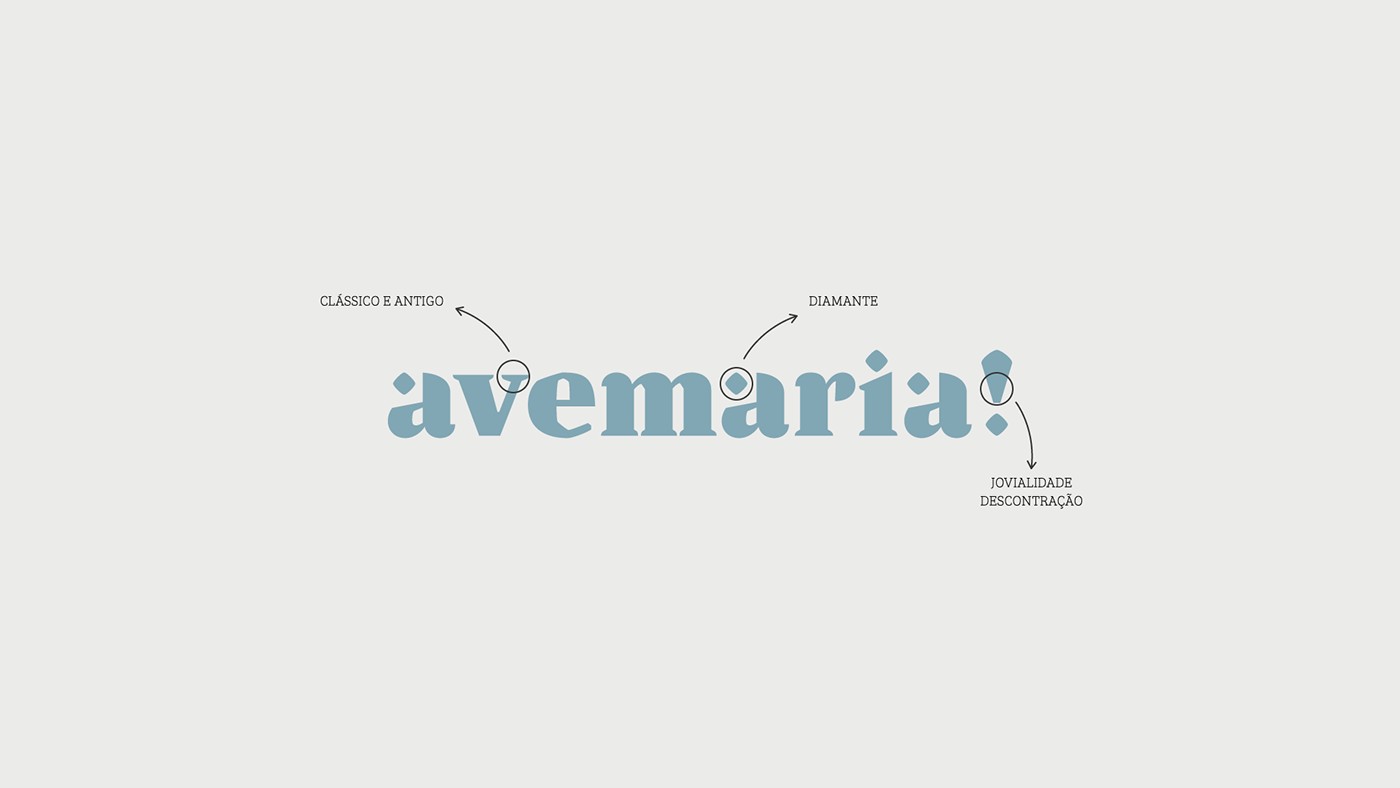 粉红+蓝，满满少女气息：Avemaria!女装和礼品店品牌设计