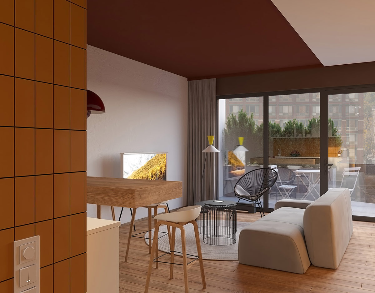 温暖的木质元素小公寓，温馨舒适又惬意