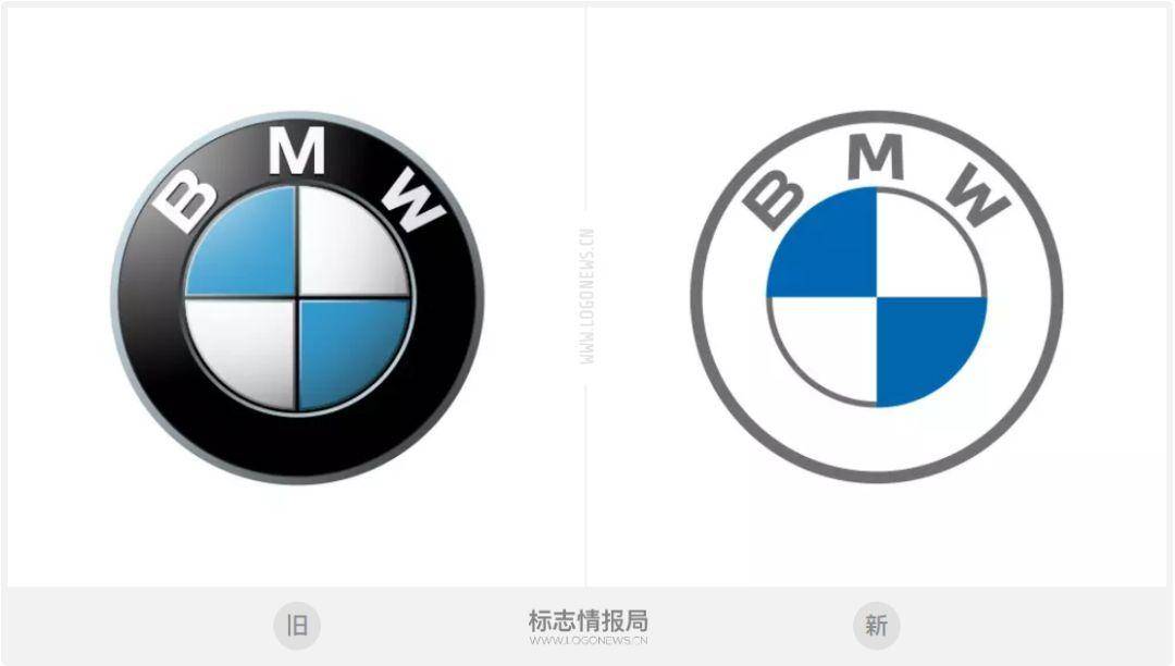扁平化，年轻化！宝马汽车BMW新品牌LOGO