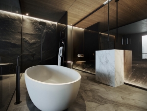 40個優雅自然風的浴室設計
