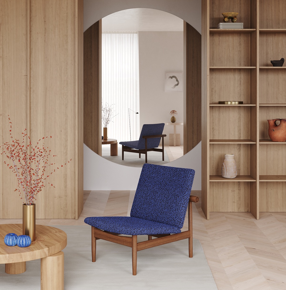纯白+木质打造现代简约家居设计