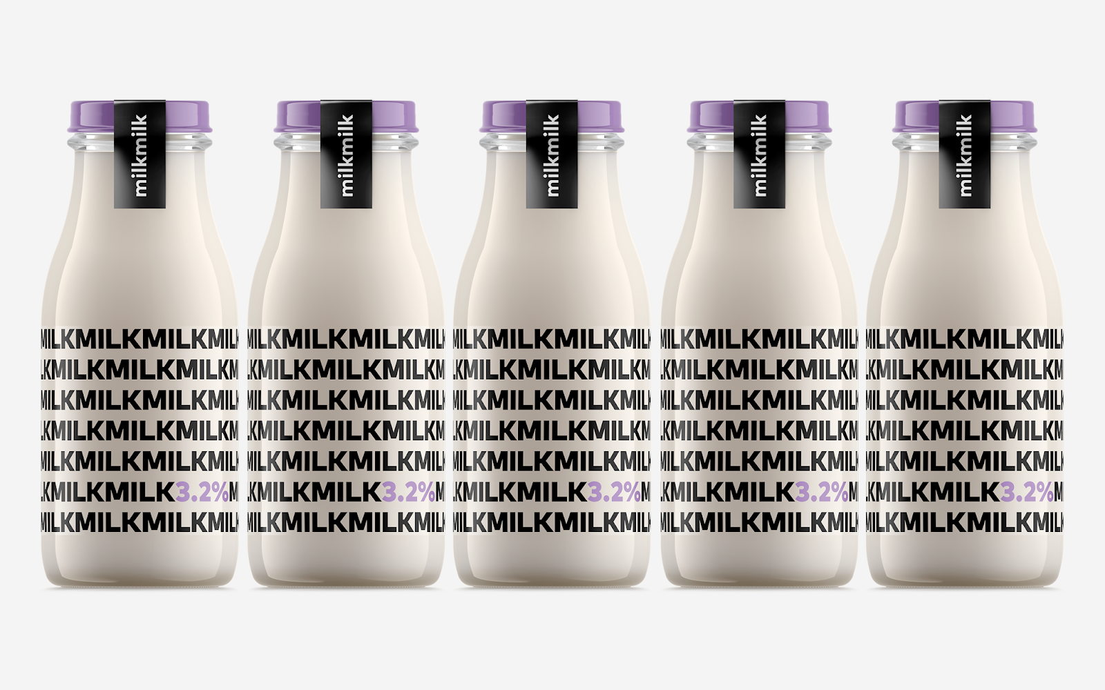 看一眼，就知道脂肪含量！Milkmilk概念牛奶包装