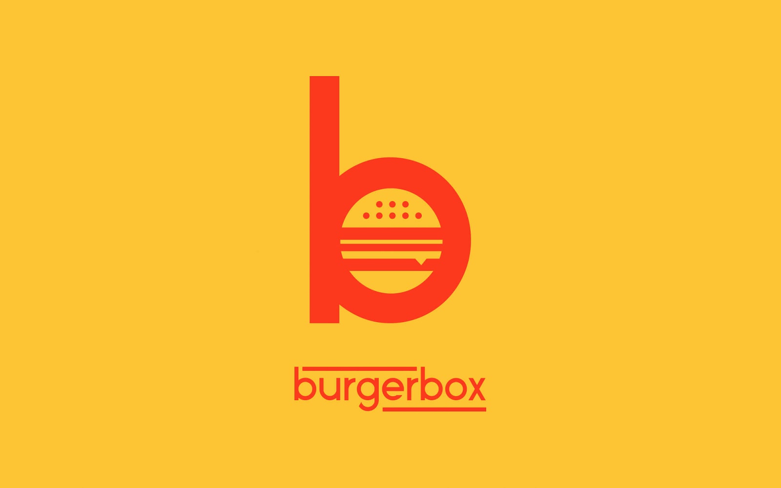 Burger Box汉堡餐厅品牌视觉设计