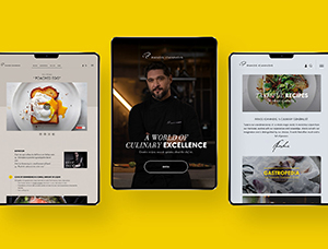 Panos Ioannidis餐厅网页设计