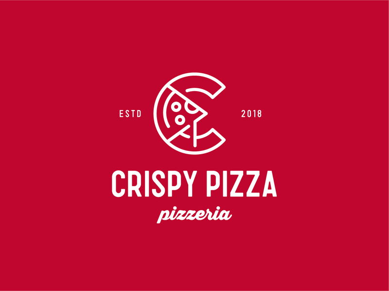 80款比薩品牌logo設計