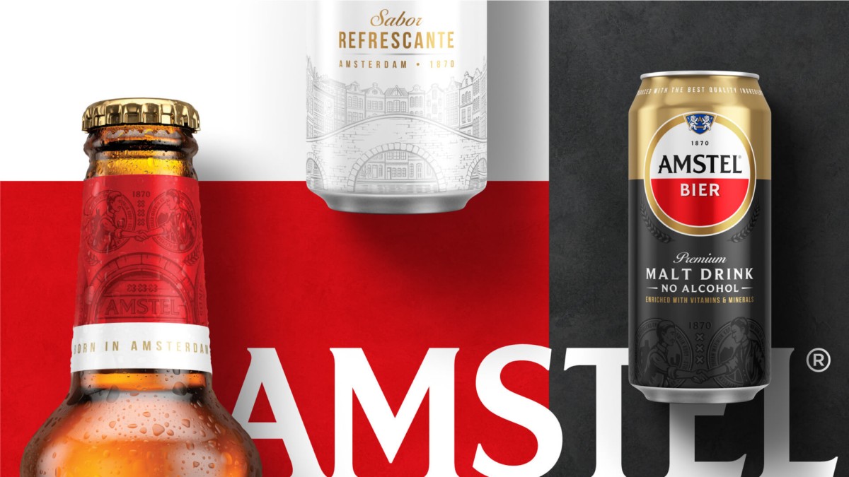 Elmwood London操刀，Amstel啤酒品牌形象和包装设计