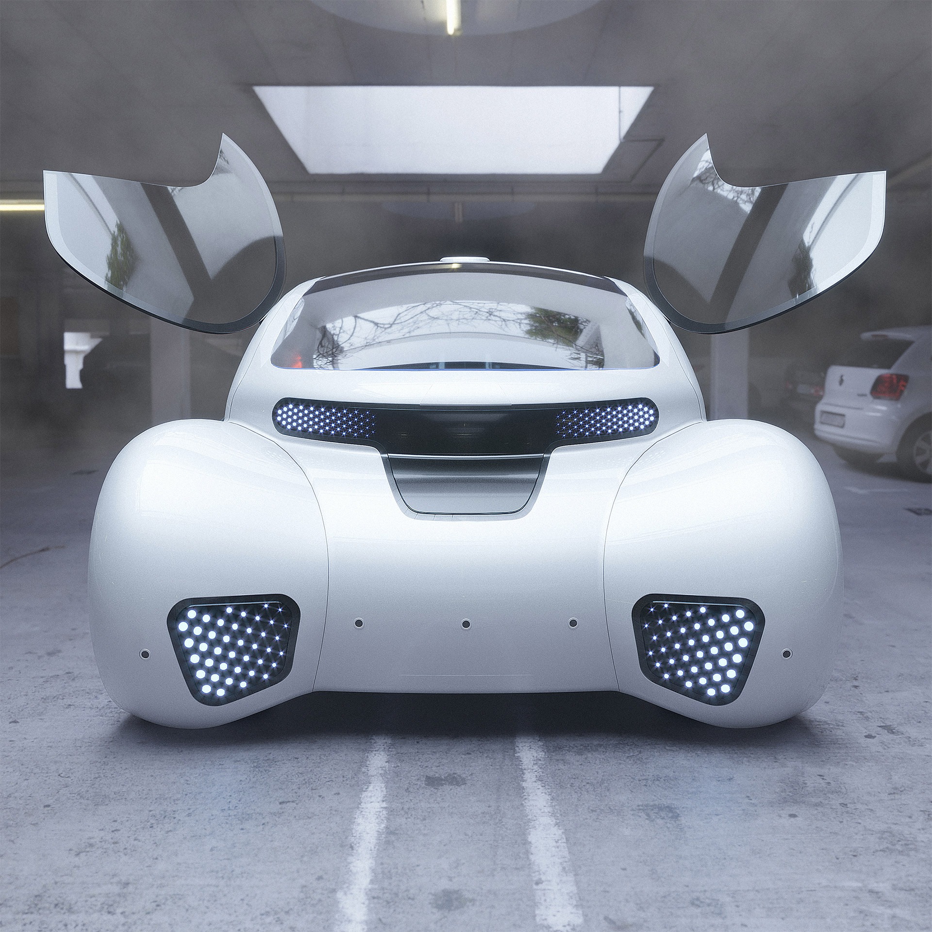 Roman Dolzhenko：未来派电动概念车设计