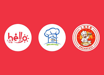 上海「早餐工程」推出三套 LOGO，分别代表三种早餐类型