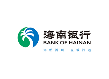 海南银行logo标志矢量图