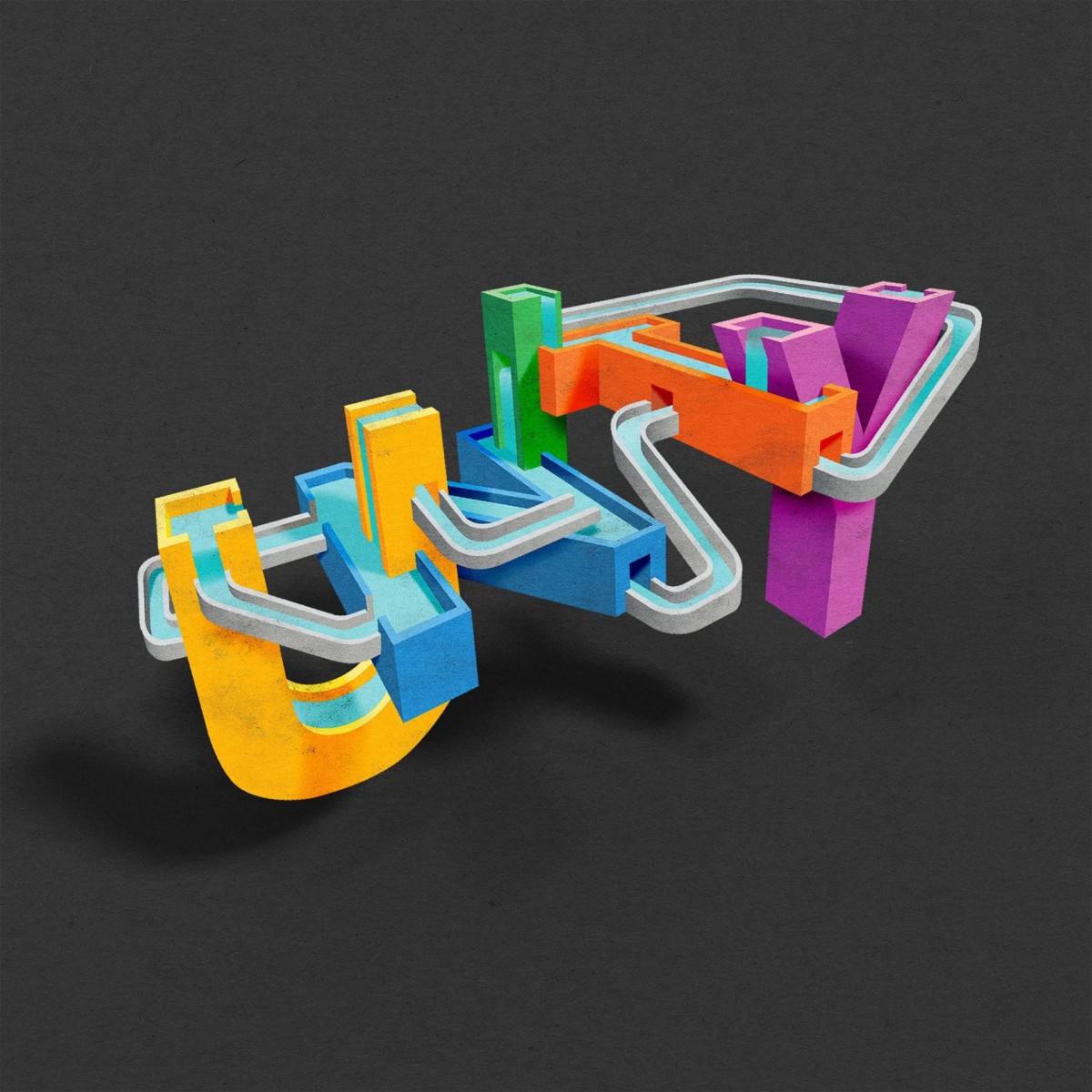 超强的立体感觉！Lex Wilson创意3D字体设计